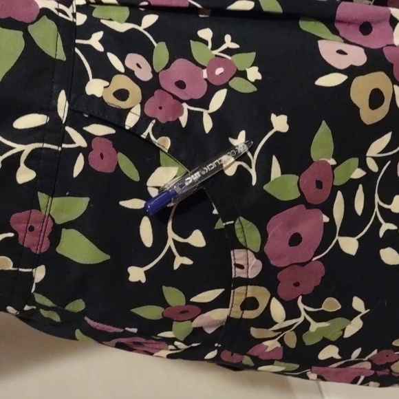 LOFT Purple Floral Box Pleat Short Skirt. NWT - Picture 2 of 10